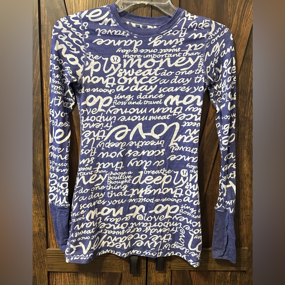 Lululemon Daily Practice Long Sleeve GUC